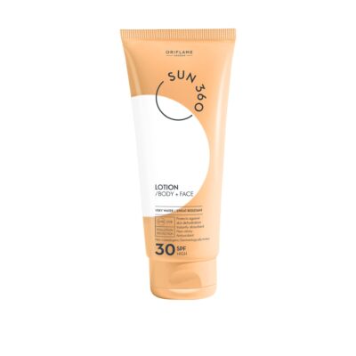 لوسیون ضد آفتاب صورت و بدن سان 360 اوریفلیم SUN 360 Lotion Body + Face SPF 30 High Oriflame