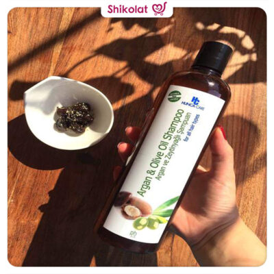 شامپو گیاهی هونجا کر حاوی روغن آرگان و زیتون Hunca Care Argan & Olive Oil Shampoo