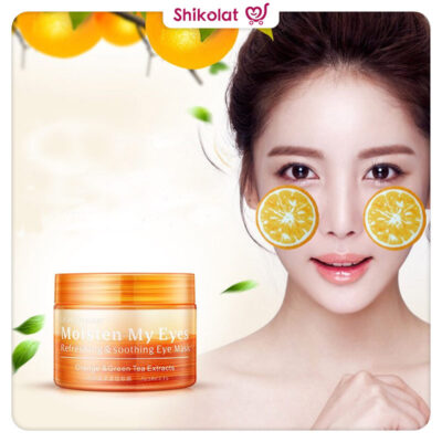 ماسک ورقه ای روشن کننده دورچشم حاوی پرتقال بیوآکوا Bioaqua Orange Eye Mask