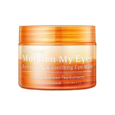 ماسک ورقه ای روشن کننده دورچشم حاوی پرتقال بیوآکوا Bioaqua Orange Eye Mask