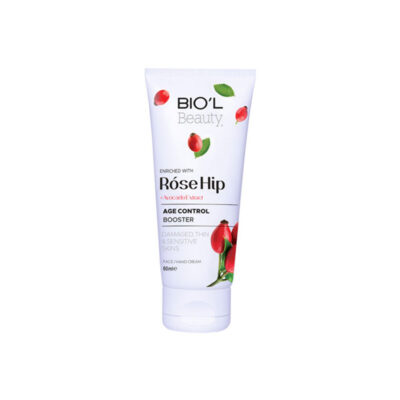 کرم مرطوب کننده دست و صورت بیول حاوی عصاره رز هیپ و آووکادو حجم 60 میل Biol Age Control Booster Hip Rose & Avocado Cream