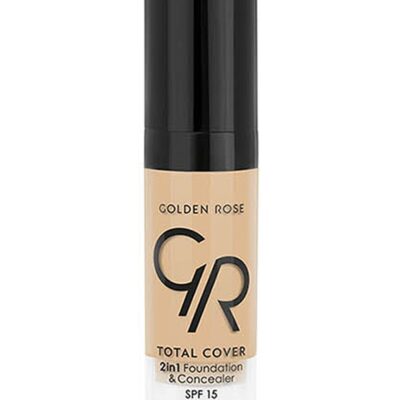 کرم پودر  مدل Total Cover شماره 05 گلدن رز Golden Rose شیکولات