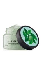 لایه برداری بدن با چای سبز فوجی بادی شاپ The body shop شیکولات