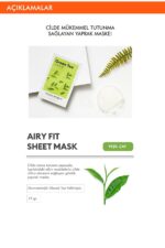 ماسک صورت ورقه ای مرطوب کننده عصاره چای سبز میشا Missha شیکولات