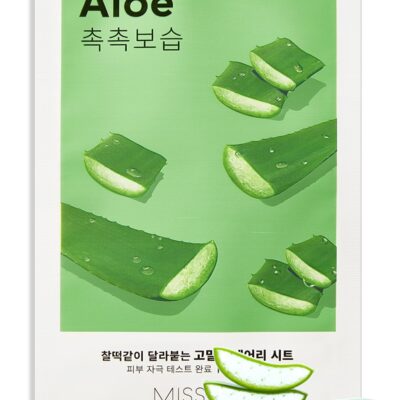 ماسک صورت ورقه ای مرطوب کننده حاوی آلوئه ورا برای پوست های خشک  میشا Missha شیکولات