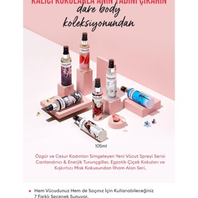 اسپری دائمی مو و بدن رایحه Flower Market  میشا Missha شیکولات