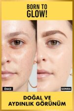 کرم پودر Born To Glow! Naturally Radiant Foundation رنگ حجم 30 میل نیکس NYX شیکولات