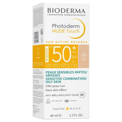 کرم ضد آفتاب رنگ بژ روشن مدل Photoderm با SPF+50 با حجم 40 میل بایودرما Bioderma شیکولات