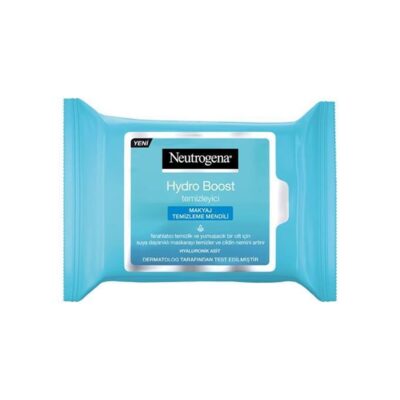 دستمال مرطوب پاک کننده آرایش Hydro Boost بسته 25 عددی نوتروژینا Neutrogena شیکولات
