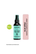 اسپری فیکساتور مواد آرایشی مدل Dewy Finish Setting حجم 60 میل نیکس NYX شیکولات