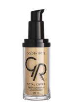 کرم پودر مدل Total Cover با حجم 30 میلی لیتر و SPF 15 شماره 15 گلدن رز Golden Rose شیکولات