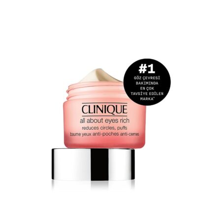 کرم دور چشم  مدلAll About Eyes Richضد چروک پف و تیرگی  کلینیک Clinique شیکولات
