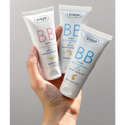 بی بی کرم پوست نرمال، خشک و حساس با SPF15 رنگ بژ روشن با حجم 50 میل زیاجا Ziaja شیکولات