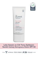 کرم ضدآفتاب رنگی ضد لک و یکسان کننده رنگ پوست 50 میلی لیتر پیورست سولوشن The Purest Solutions شیکولات