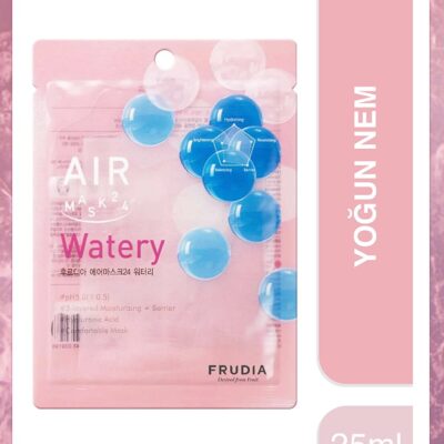 ماسک مرطوب کننده سه لایه Air Watery حجم 25 میلی لیتر فرودیا Frudia شیکولات