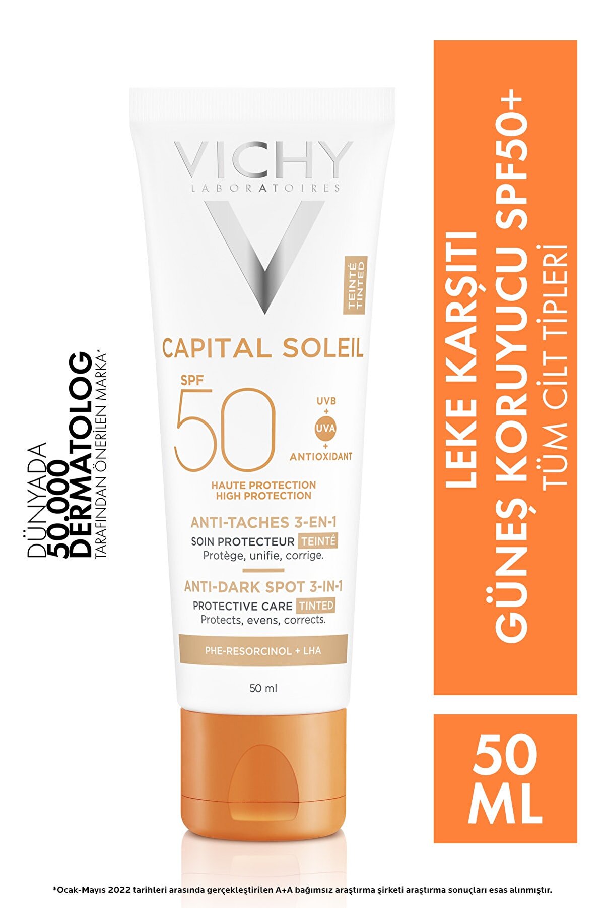 758dff82d2763a396d6b7e30195abc2c کرم ضد آفتاب و ضد لک SPF50 مناسب پوست های معمولی و دارای لک ۵۰حجم میلی لیتر ویشی Vichy شیکولات
