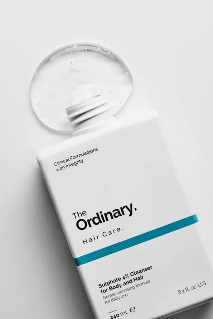 شامپو سر و بدن سولفات 4%  اوردینری The Ordinary شیکولات