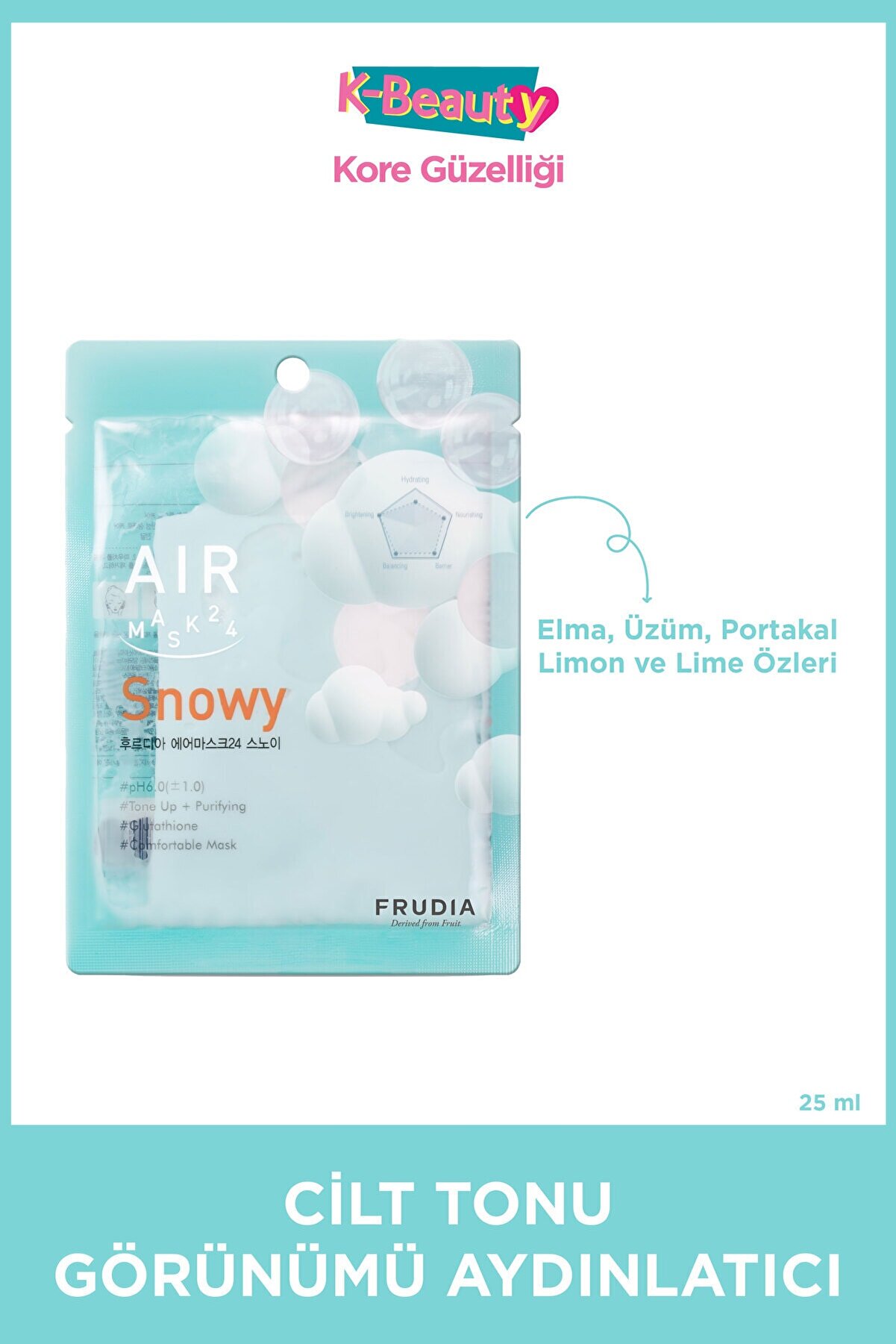 e0b1d55f9f148a3c6882e6f4d5ac2094 ماسک Air Snowy Dengeleyici فرودیا Frudia شیکولات