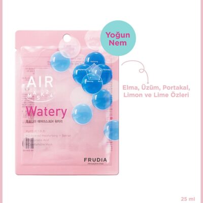 ماسک مرطوب کننده سه لایه Air Watery حجم 25 میلی لیتر فرودیا Frudia شیکولات