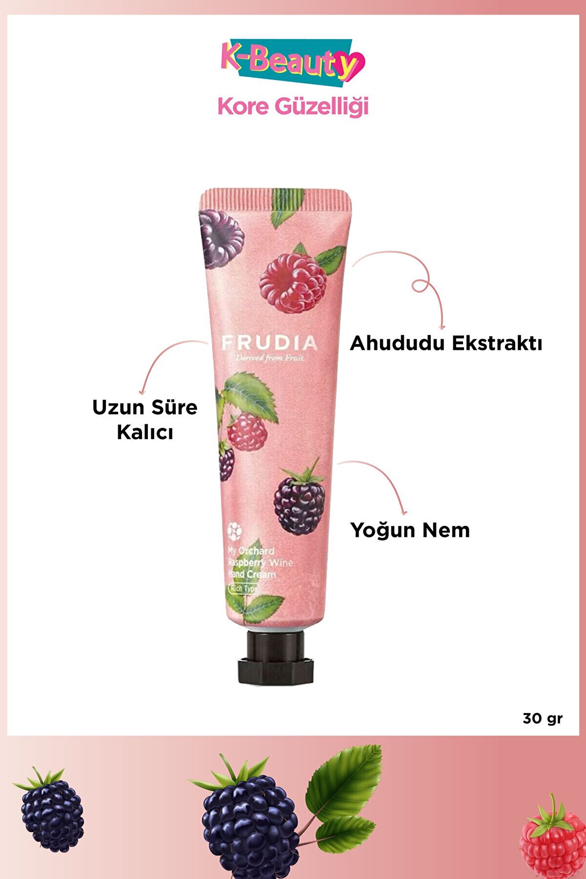 f6ed8876a4df506580b5b6103f508640 کرم دستی مای ارچارد رزبری شراب 30 گرمی فرودیا Frudia شیکولات
